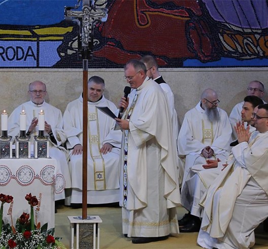 Zahvala rektora mons. Antuna Sentea prigodom proglašenja crkve sv. Josipa u Karlovcu manjom bazilikom